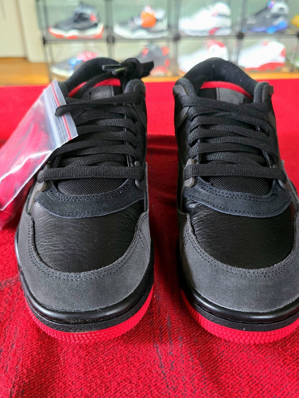 Air Jordan 4 RM Reimagined Black Varsity Red
